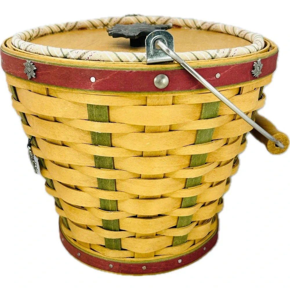 Longaberger Heritage Days Pail Basket 2003 Lid Liner Tie-On Protector Flyer‎